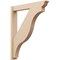 Ekena Millwork 6-in W x 38-in D x 46-in H Funston Trad Rough Cedar Woodgrain TimberThane Outlooker, Primed Tan OUTUR060X38X46FST04RCPR - alternate 1